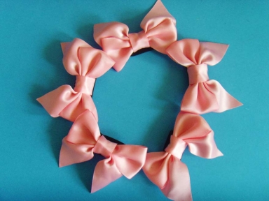 satin ribbon bows