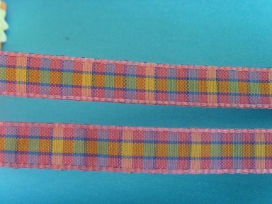 christmas decorative tartan ribbon