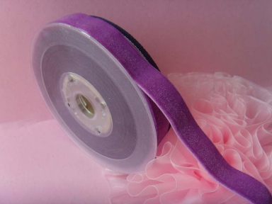 Single face elastic Velvet Ribbon