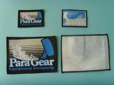 padding backing woven patch