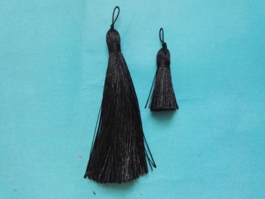 Cheap black tassels for perfume bottle