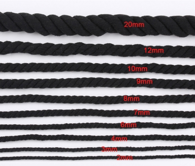 cotton round twisted rope